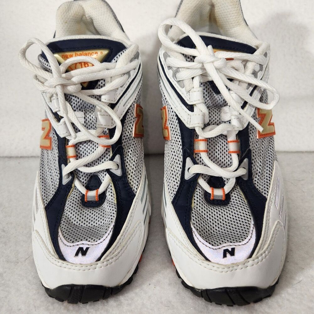 Mens New Balance 716 White Red M716BR 2000 Athletic Shoe Men’s Size 7.5